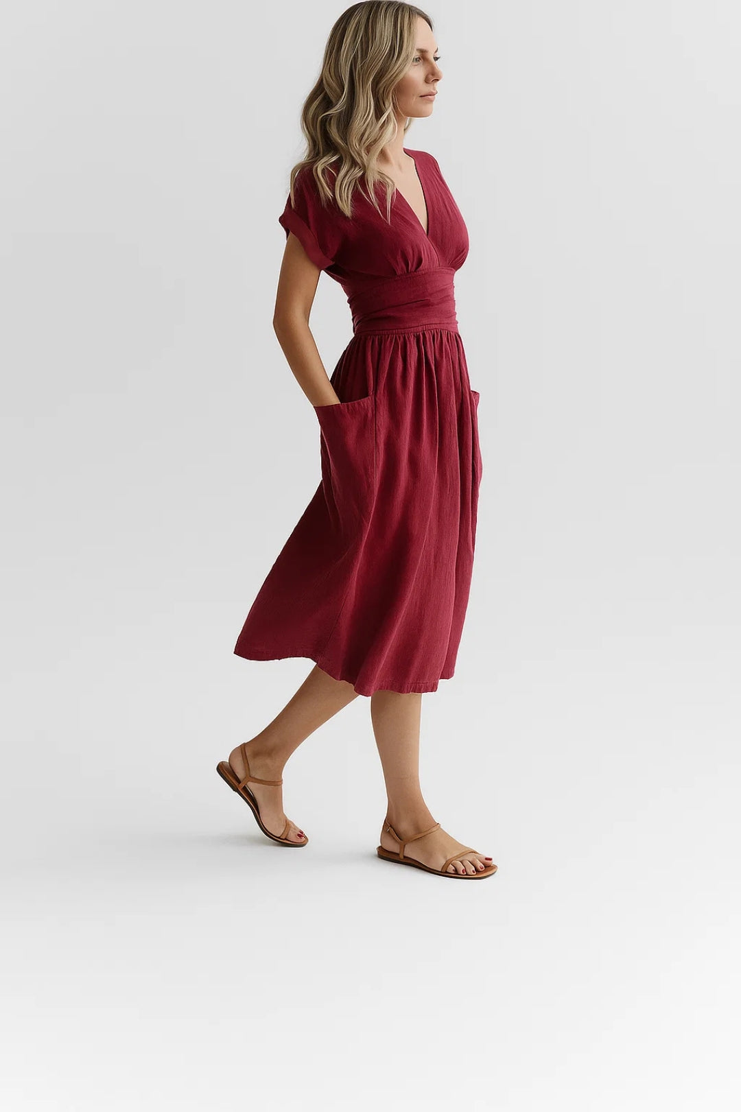 Robe Femme Lin Léger et Raffinée pour Été