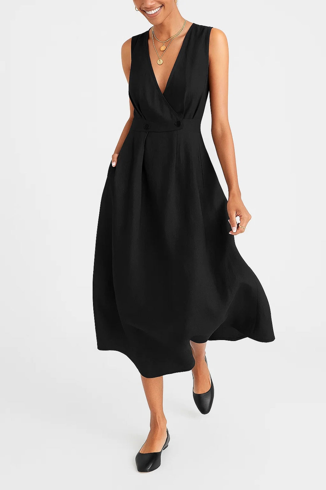 Robe Été en Lin Léger pour Femme - PanierRoyale