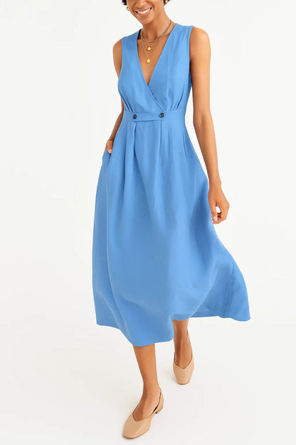 Robe Été en Lin Léger pour Femme