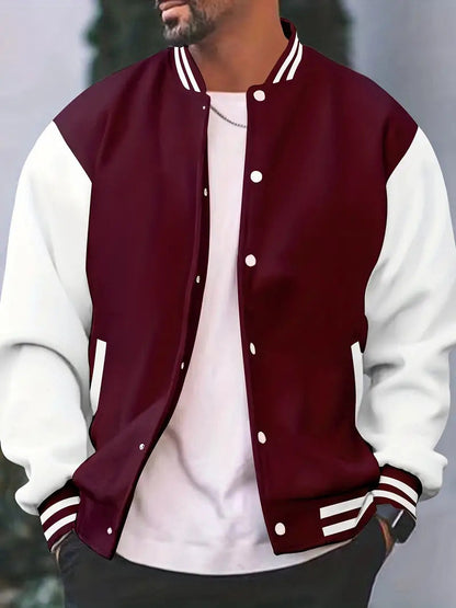 Blouson Marine Élégant à Manches Longues pour Femme