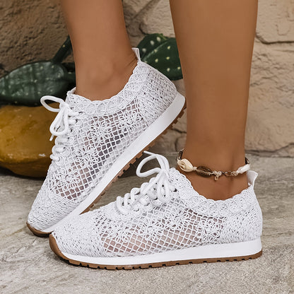 AeraSway™ – Basket Femme Été Légère, Respirante & Confortable à Lacets