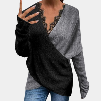 AURORA - Pull Croisé Élégant pour Femmes