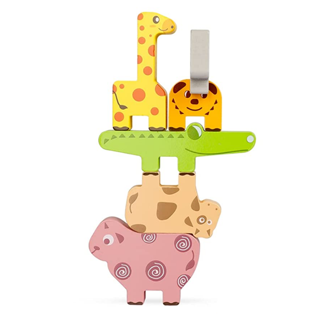 Jeu d'Empilement En Bois pour Enfants Coloré et Pédagogique - PanierRoyale