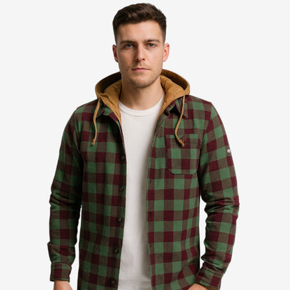 Veste en Tweed Classique avec Manches Longues et Poches