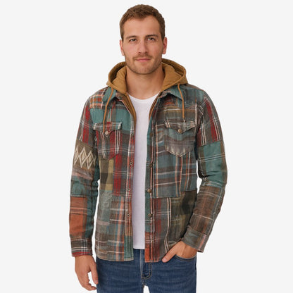 Veste en Tweed Classique avec Manches Longues et Poches - PanierRoyale