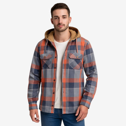 Veste en Tweed Classique avec Manches Longues et Poches