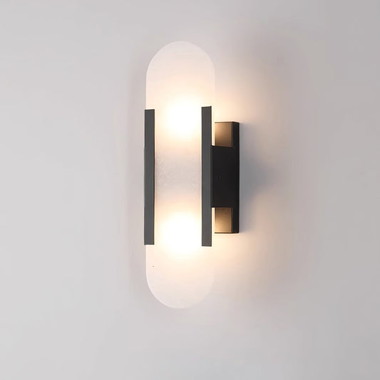 Albaline™ – applique murale LED en albâtre allongé, lumière douce