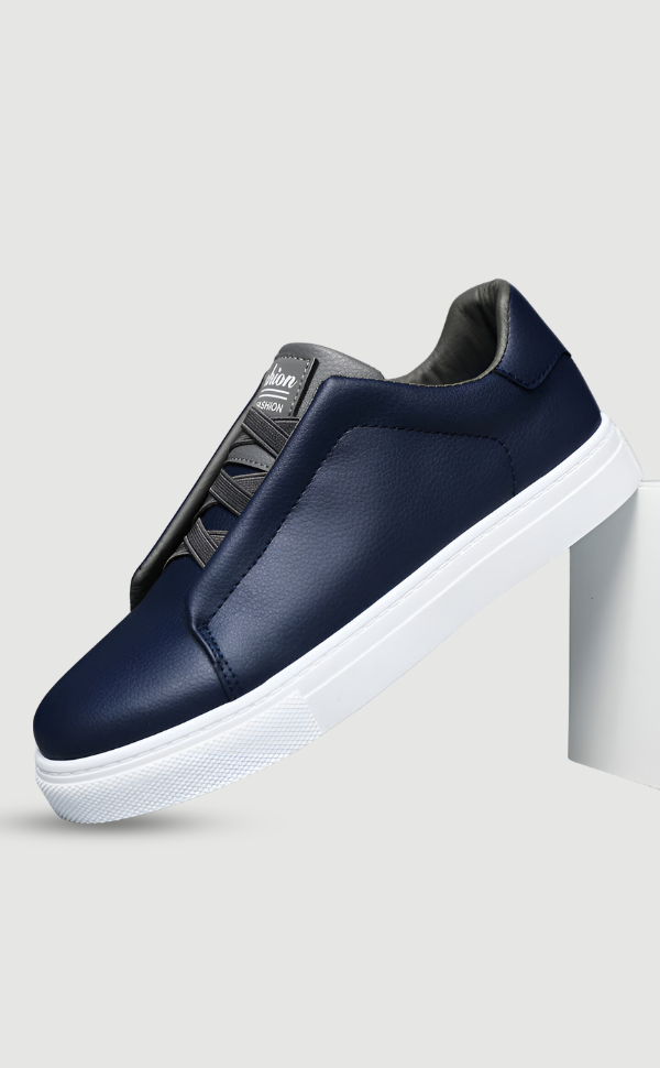 Baskets Homme Blanc Cuir de Qualité