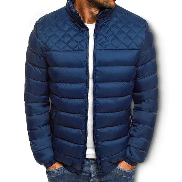 Doudoune Hiver Homme Matelassée Manches Longues