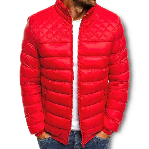 Doudoune Hiver Homme Matelassée Manches Longues