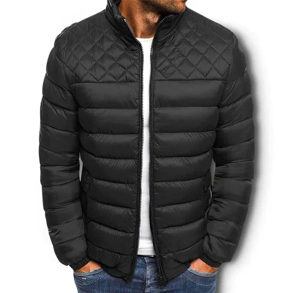 Doudoune Hiver Homme Matelassée Manches Longues - PanierRoyale