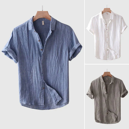 Chemise Lin Coton Homme Élégant