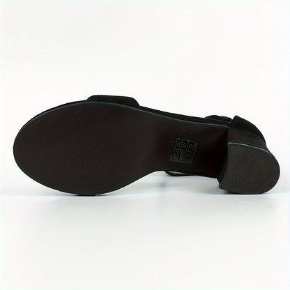 Almiora™ – Sandale Femme Chic et Confortable à Talon Haut Ouvert Été