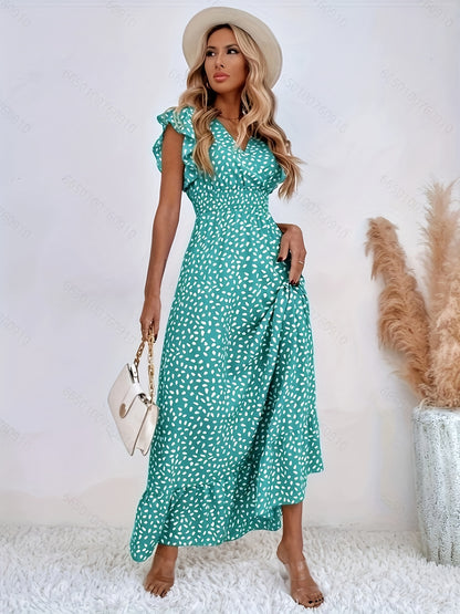 Altheava™ – Robe Longue Bohème Chic à Fleurs Fluide et Légère Été
