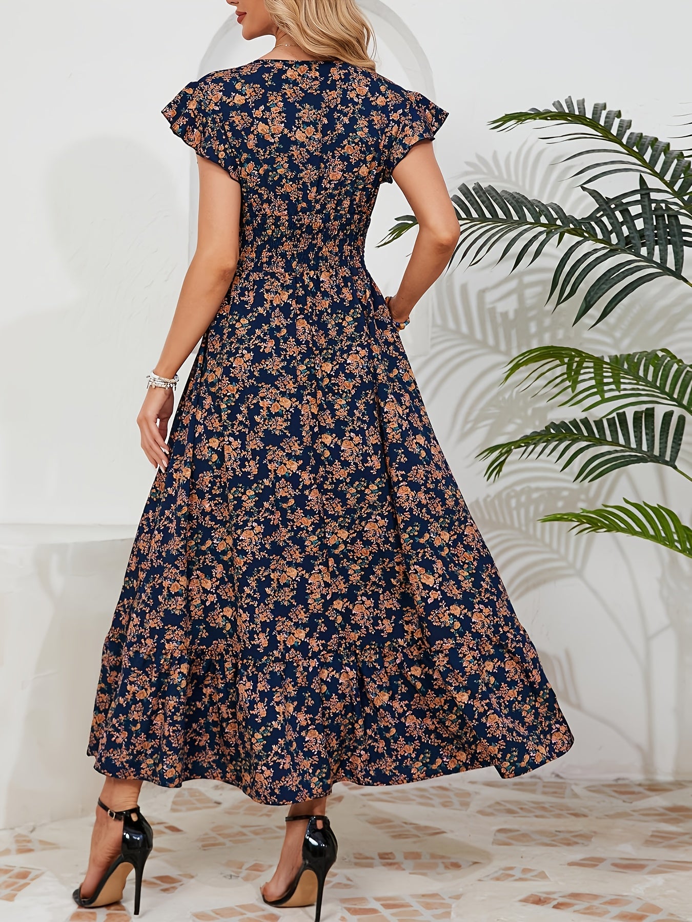 Altheava™ – Robe Longue Bohème Chic à Fleurs Fluide et Légère Été