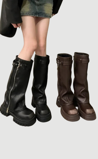 Bottes Platesau Haut de Cheville Féminines