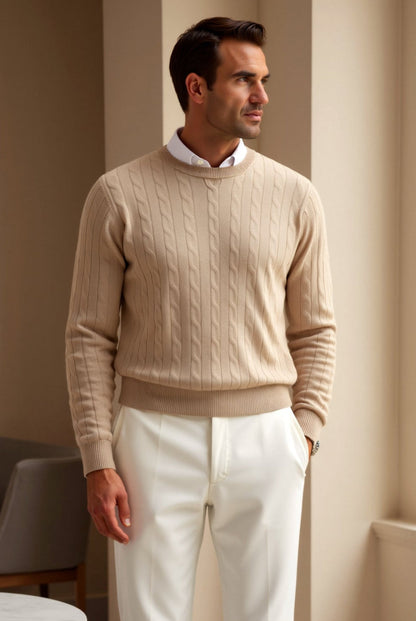 Pull en Maille Classique Élégant et Confortable - BerlinGlamour