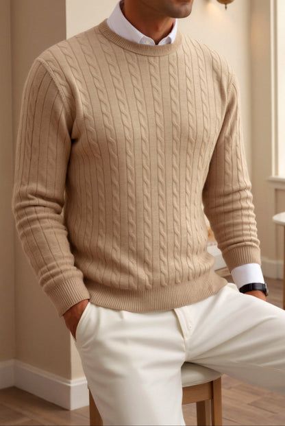 Pull en Maille Classique Élégant et Confortable