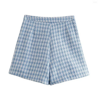 Veste Blazer Femme Élégante avec Short de Costume