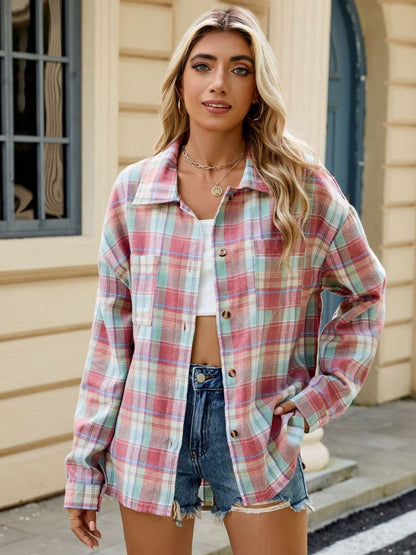 Chemise Femme à Carreaux Classique et Chic