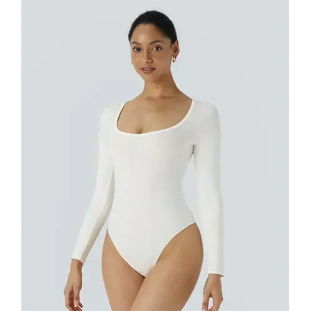 Bodysuit Femme Manches Courtes Élégant