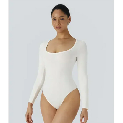 Bodysuit Femme Manches Courtes Élégant