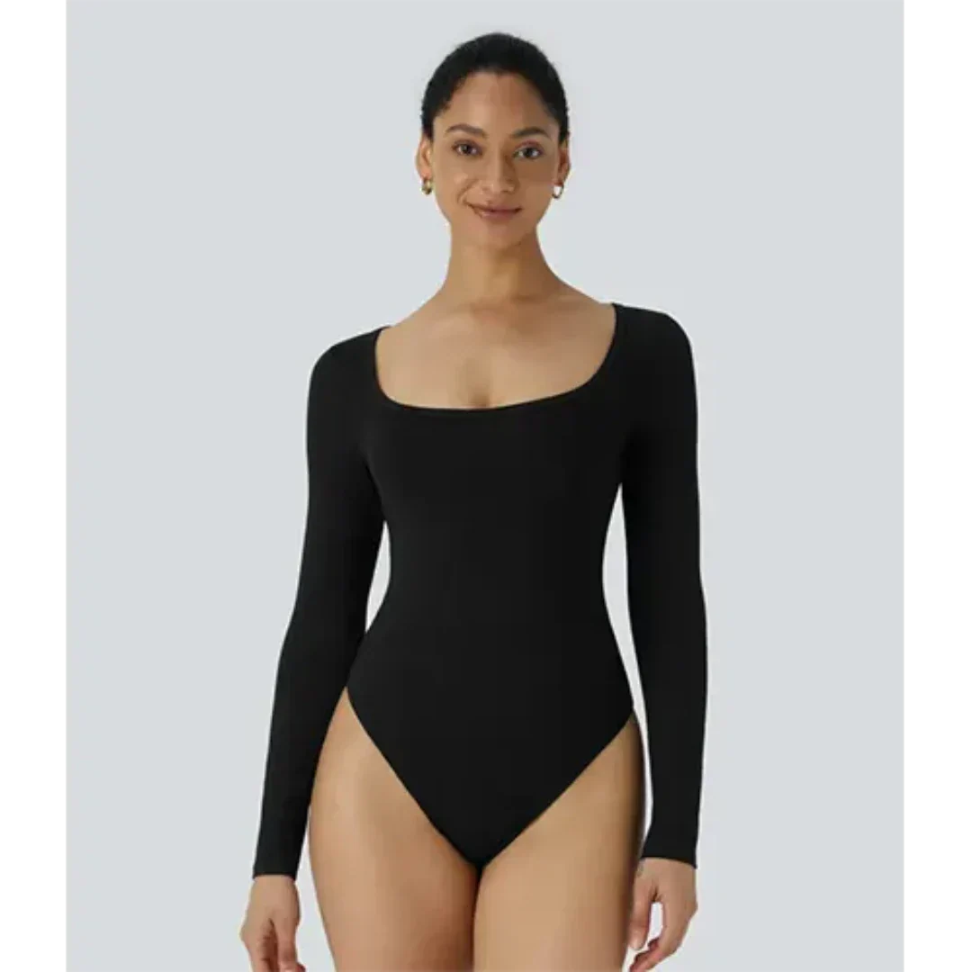 Bodysuit Femme Manches Courtes Élégant - PanierRoyale