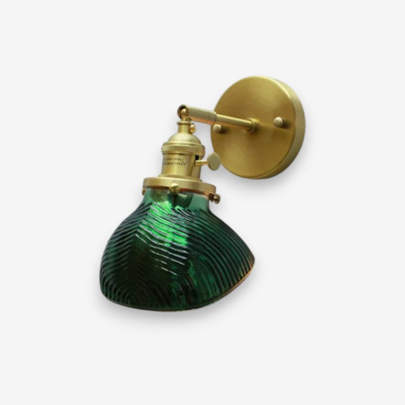 Lampe Murale LED Vintage en Verre Transparent - PanierRoyale