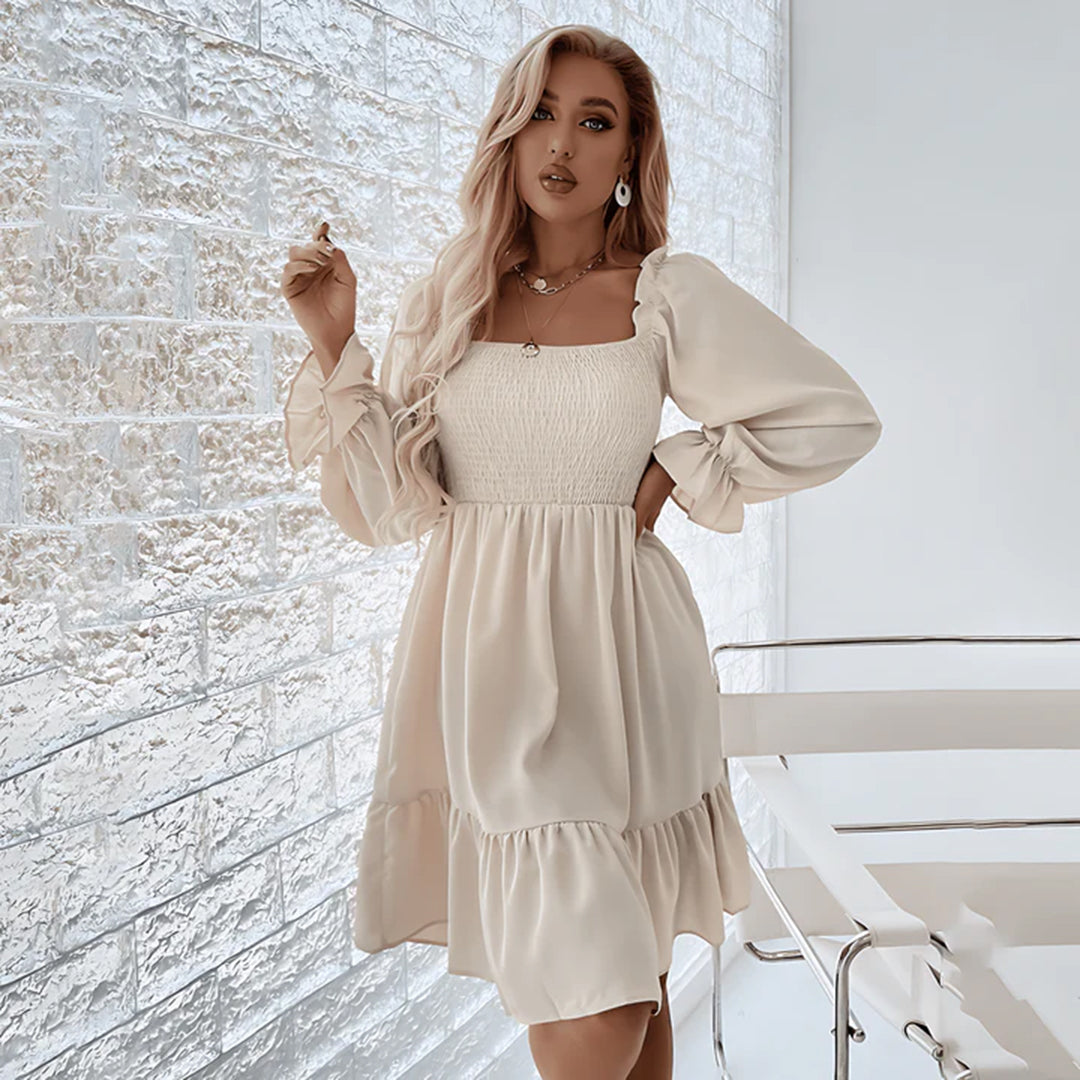 Sibylle™ – Robe Femme Longue Élégante à Volants Légère pour Festivals-2
