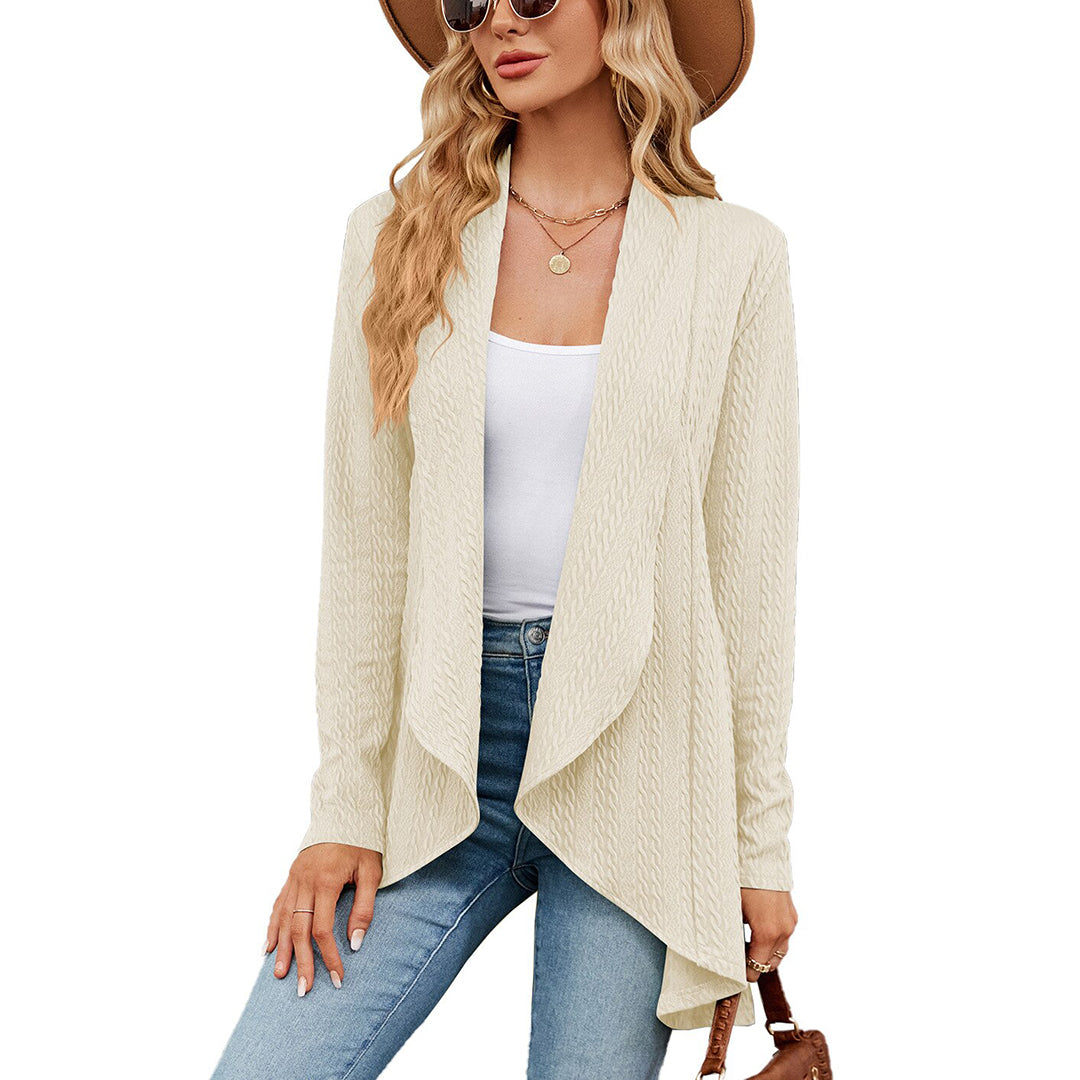Gilet Femme Chic Taille Adjustée Automne Hiver