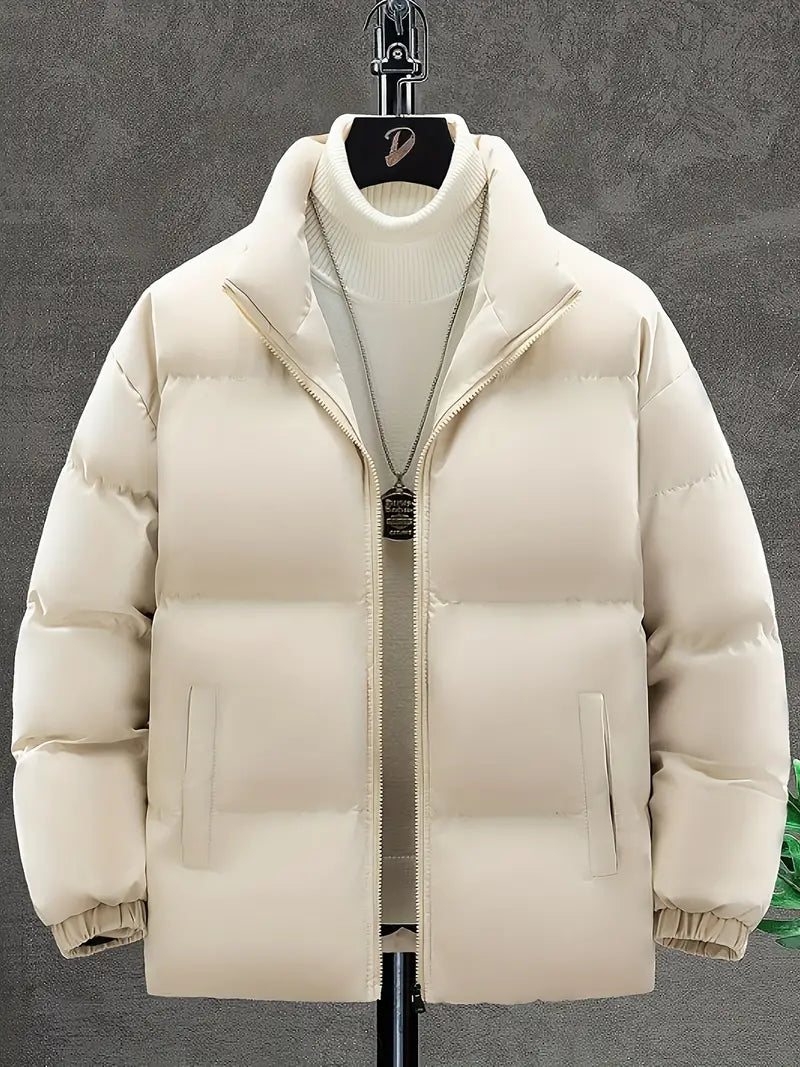 Veste Homme Hiver Élégante avec Capuche Amovible - PanierRoyale
