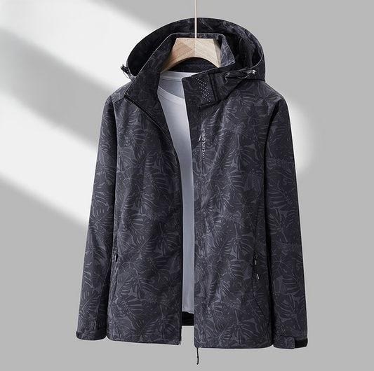 AquaShield™ – Veste Imperméable Homme Coupe-Vent Élégante