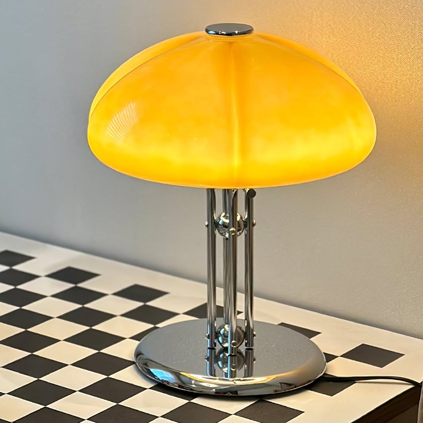 Arcalume™ – lampe de table style Bauhaus lumière douce en verre