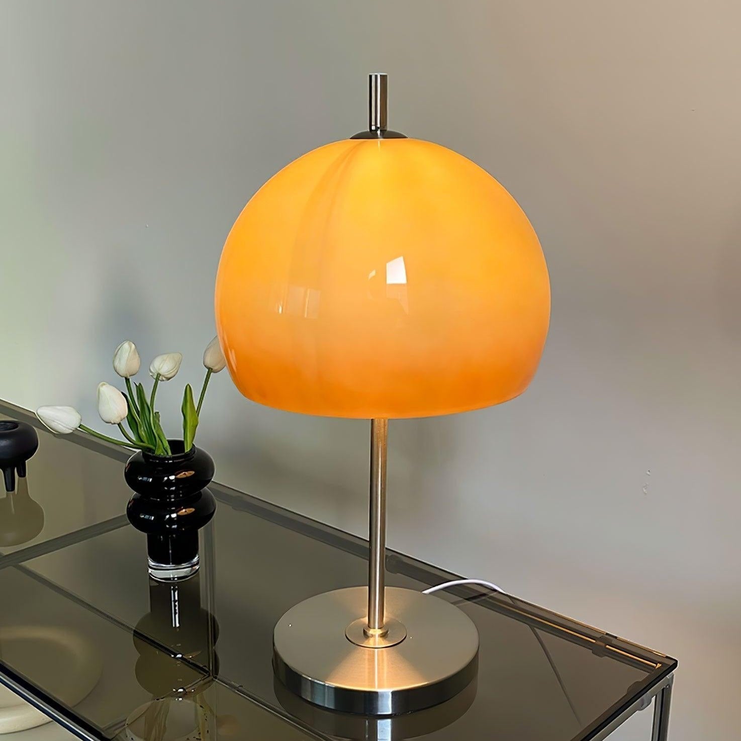 Arcalume™ – lampe de table style Bauhaus lumière douce en verre