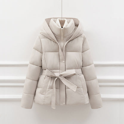 Arctavia™ – Manteau d’Hiver Femme Longue Matelassée avec Ceinture Élégante