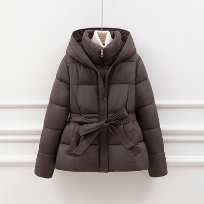 Arctavia™ – Manteau d’Hiver Femme Longue Matelassée avec Ceinture Élégante