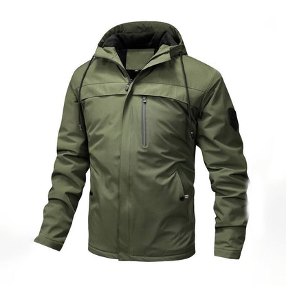Veste à capuche imperméable pour homme