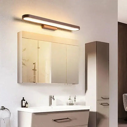Arronis™ – Applique Murale LED Marron Moderne avec Double Température de Lumière