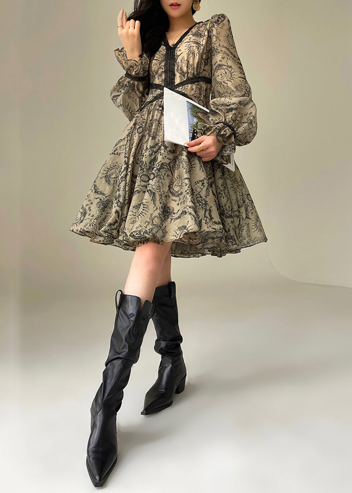 Élégant Kimono noir en soieCOL en V - EasyApparels