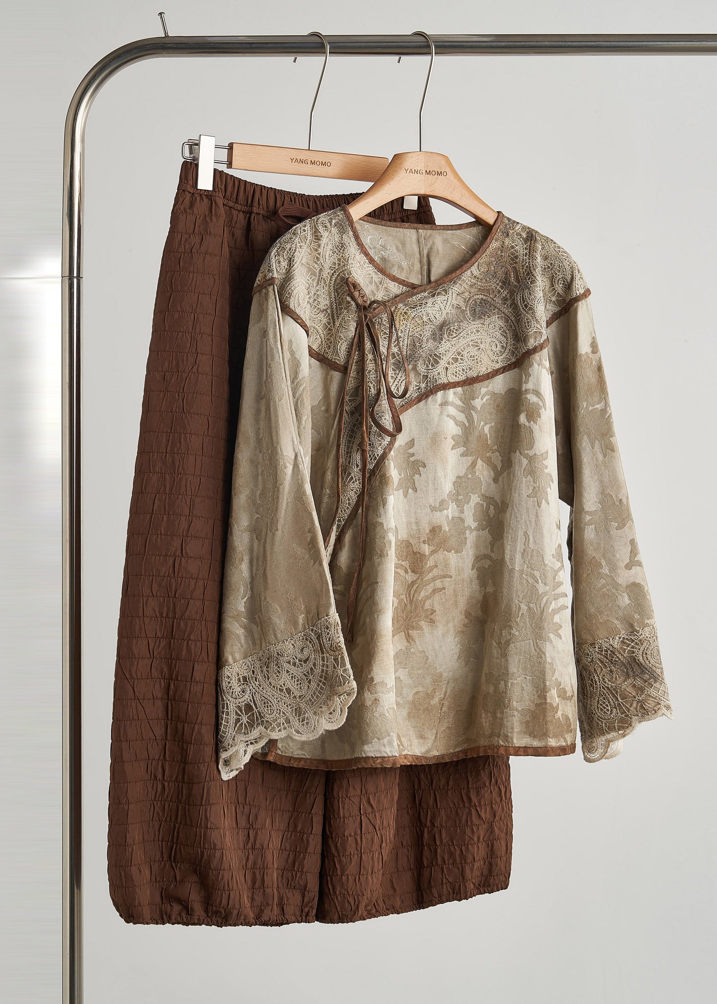 Colorful Patchwork Lace Autumn Tops - EasyApparels