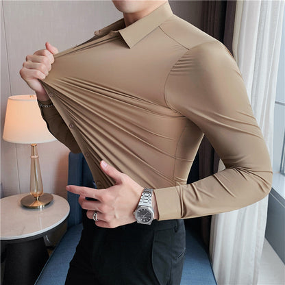 Chemise Homme Stretch Sans Repassage Coupe Ajustée