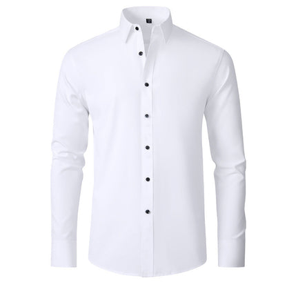 Chemise Homme Stretch Sans Repassage Coupe Ajustée - PanierRoyale
