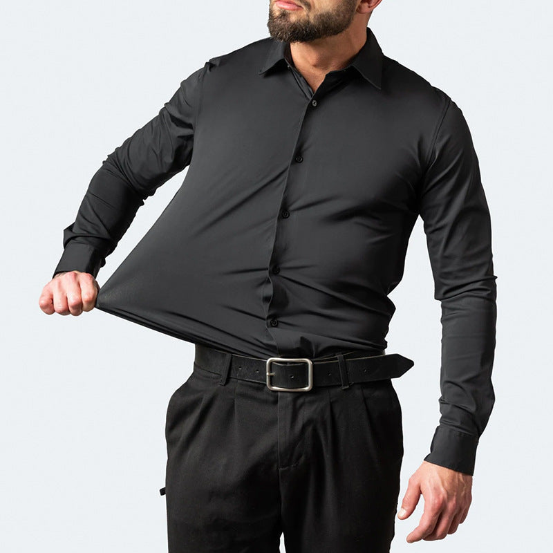 Chemise Homme Stretch Sans Repassage Coupe Ajustée