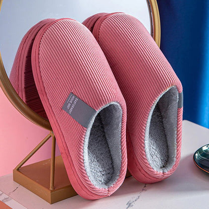 Chaussons Hiver Femmes Doux et Chauffants avec Semelle Souple