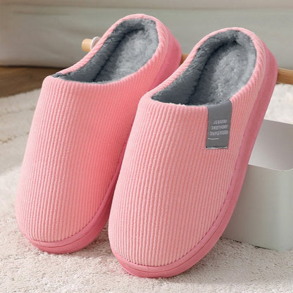 Chaussons Hiver Femmes Doux et Chauffants avec Semelle Souple - PanierRoyale