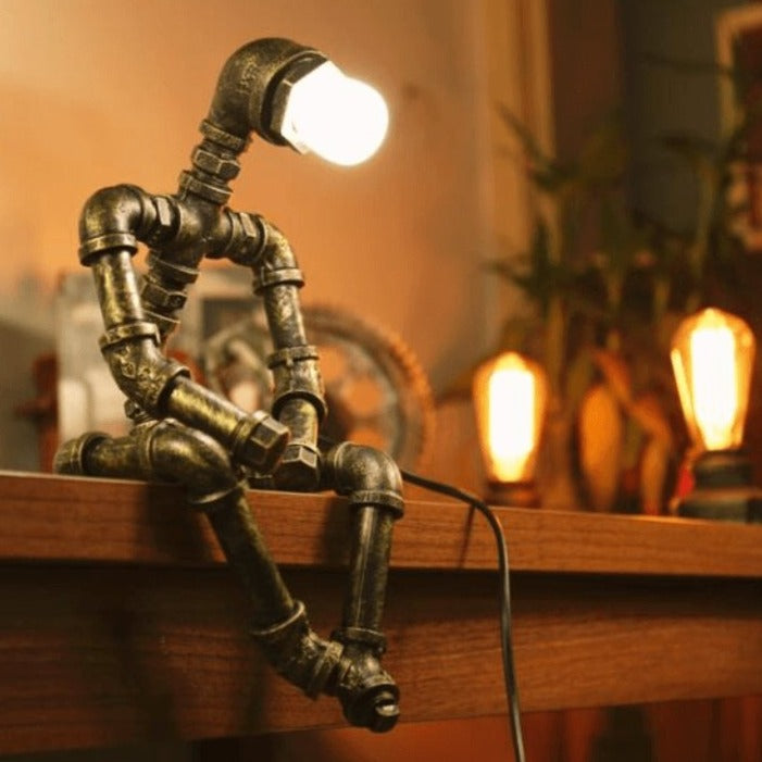 Astrello™ – Lampes De Table Décorative Robot En Fer Ajustable