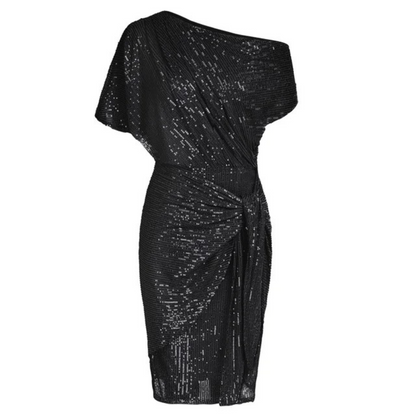 Robe de Soirée Sequins Cintrée et Glamour - PanierRoyale
