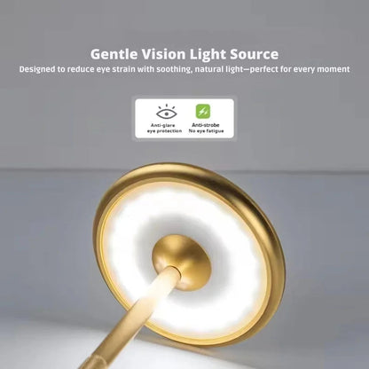 AuraLumi™ – Lampe de Table Sans Fil Éclairage Ajustable en Aluminium