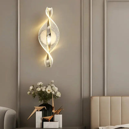 Aurélia™ – Applique Murale LED Dorée Moderne Design Original pour Intérieur