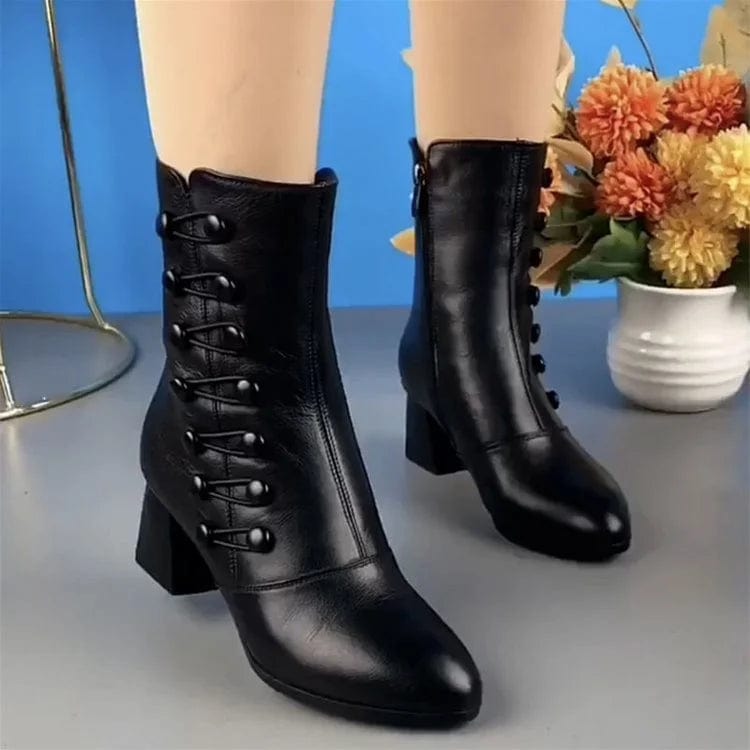 Bottines Hiver Chaudes et Confortables pour Femme - PanierRoyale